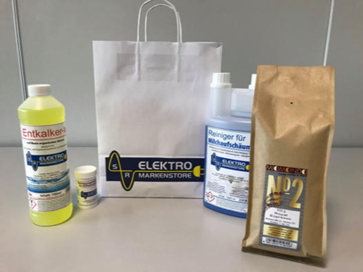 Zubehör für die Pflege und Reinigung, sowie sehr guten Kaffee von ausgewählten und regionalen Kaffeeröstern!